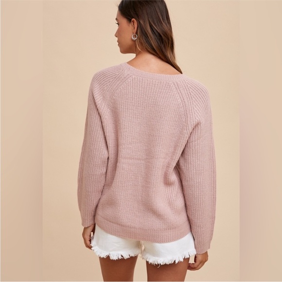 Pink Acrylic Sweater - Picture 2 of 3